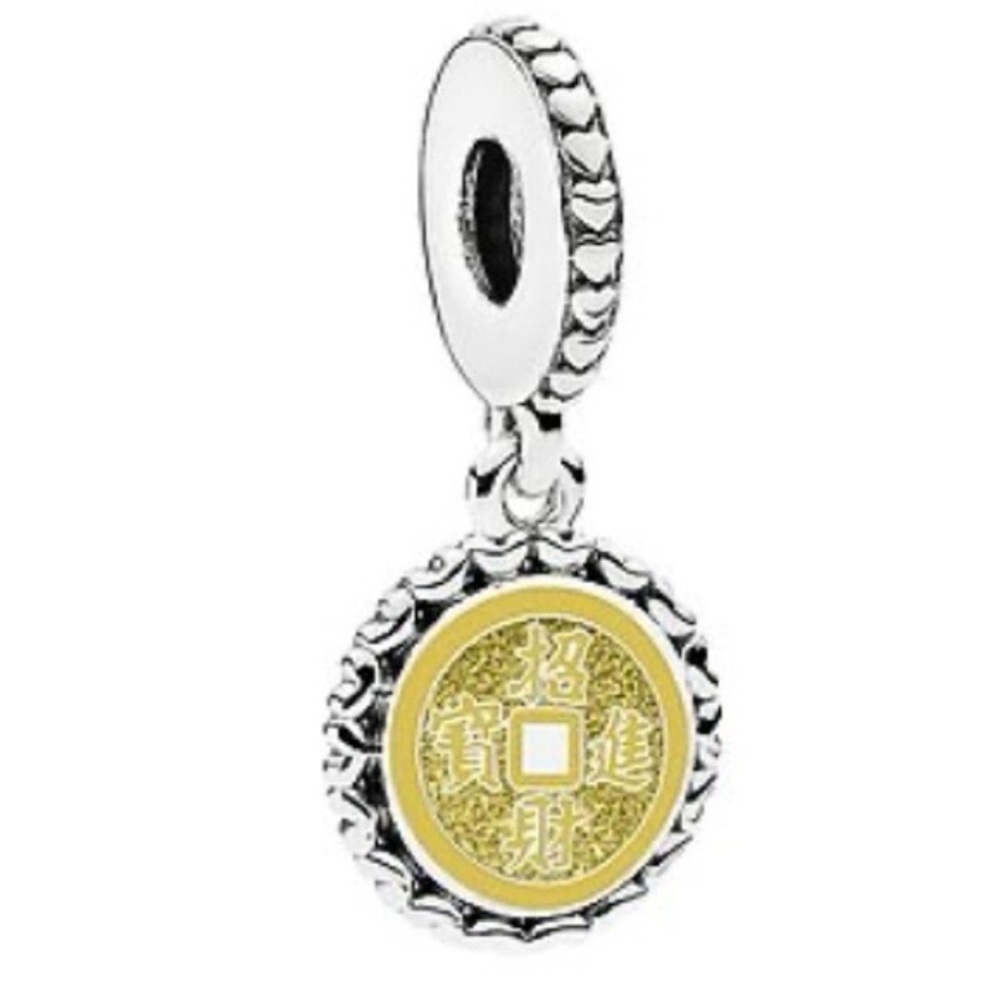 PANDORA RARE Wishing Wealth Charm Canadian Exclusive